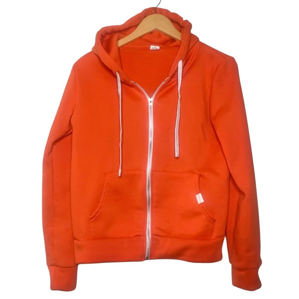 Zip Hoodie, Orange